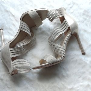 Jessica Simpson Jivero Gold Heels